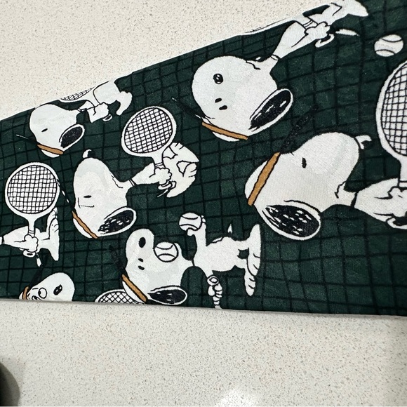 Snoopy peanuts Charlie Brown tennis vintage 1958 tie made in Korea - Picture 11 of 11